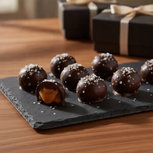 Chocolate-Dipped Caramels