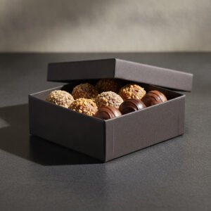Hazelnut Praline Truffles