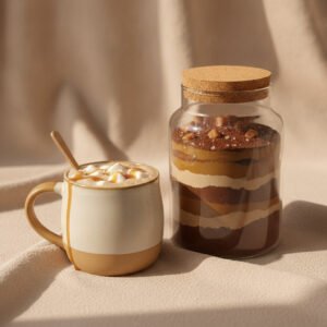 Salted Caramel Cocoa Jar