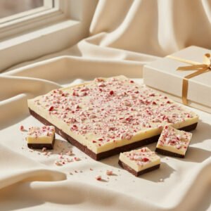 Winter Peppermint Bark Slab